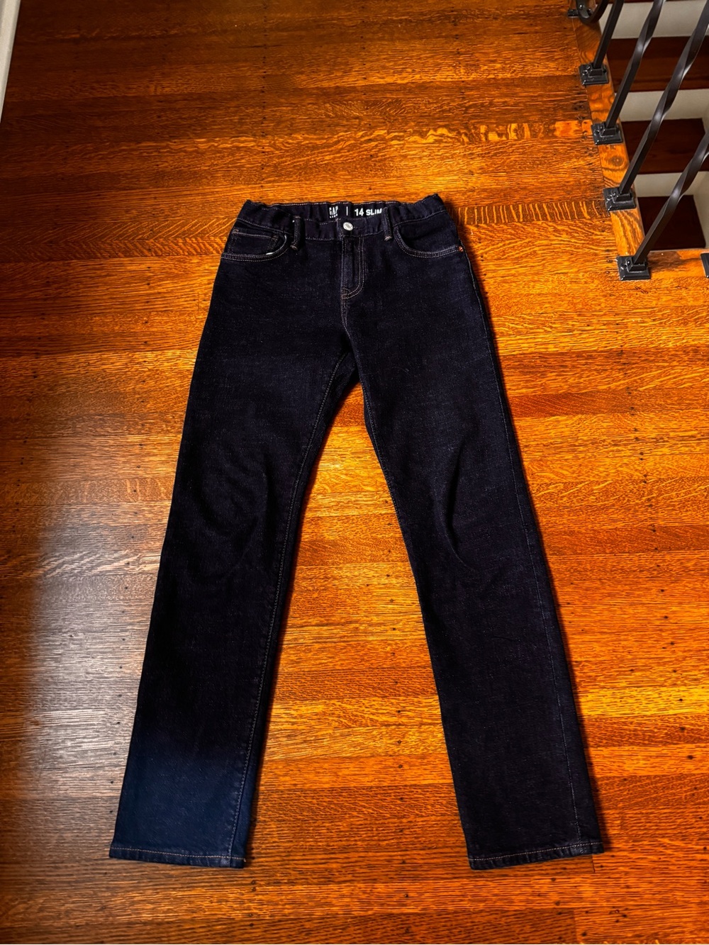 GAP Kids Dark Indigo Straight Jeans